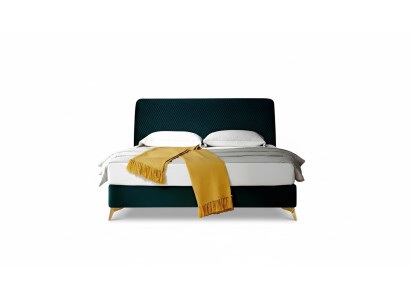 Bed 180x200cm textiel Slaapkamermeubels Luxe Modern Bedontwerp Fluweel