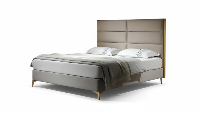 Bed Huwelijk Bed Ontwerp Luxe Luxueus Gestoffeerd Bed Ontwerper Bed Textiel Bedden Tweepersoonsbed