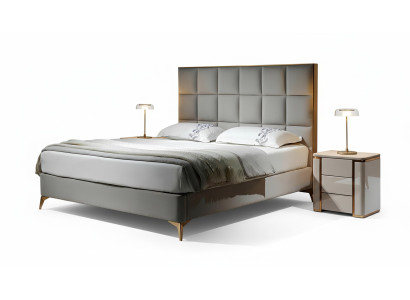 Ontwerp Bed Slaapkamer Bedden Textiel Hotel Luxe Bekleding Zits Stof Meubels Nieuw