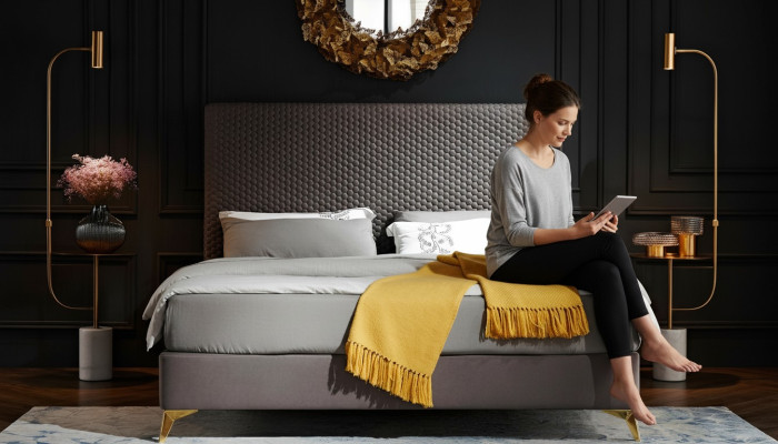 Ontwerp Luxe Luxe Gestoffeerd Bed Design Bed Lederen Bedden Tweepersoonsbed Bed