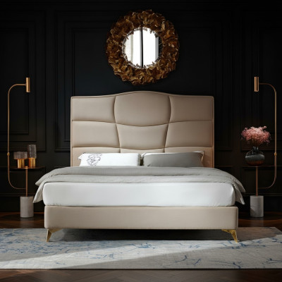 Bedtextiel 2x nachtkastje 3-delige slaapkamerset meubilair Nieuw Modern Luxe Bedden