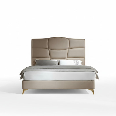 Slaapkamer tweepersoonsbed 180x200 cm Luxe bed Modern Textiel Nieuw