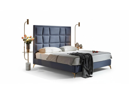 Compleet slaapkamer set bed 2x nachtkastje 3-delige set bedden ontwerper luxe