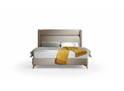 Tweepersoonsbed Slaapkamer Hotel Echtgenoot Luxe Bed 2x Nachtkastje 3-delige set Bedden Nieuw