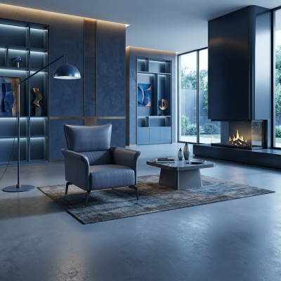 Luxe design meubelen stoelen 88 x 85cm Moderne design fauteuil textiel.