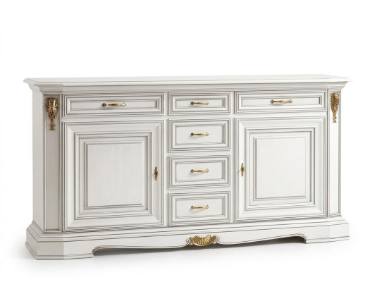 Dressoir, commodes, rek van hout, designcommode, kast, kasten, houten dressoir, nieuw.