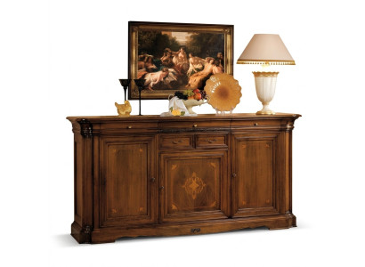 Dressoir Design commode Side Low Board Kast Woonkamerplank Houten kasten