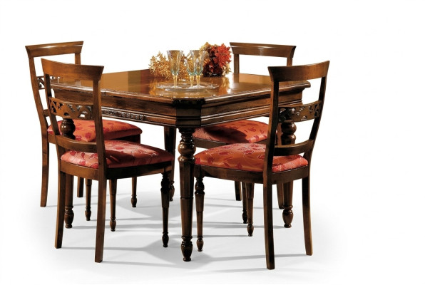 Eettafel Stoel Woonkamer Set Zitgroep 4x Stoelen Modern Gestoffeerde Leuning Ontwerp Nieuw Hout