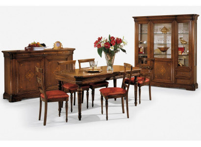 Eetkamerstoel kamer set stoelset 4x stoelen modern gestoffeerde leuning ontwerp nieuw hout