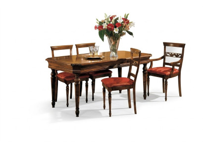 Compleet set eettafel 4 stoelen eetkamersets eetgroep houten tafel tabellen 5-delig