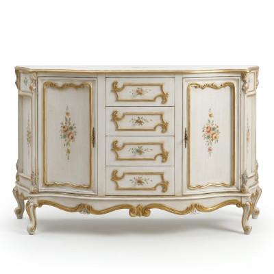 Laden Klassieke kast Massief houten meubels Dressoir Italiaanse inrichting