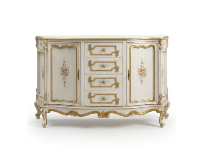 Laden Klassieke kast Massief houten meubels Dressoir Italiaanse inrichting