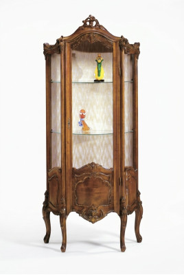 Vitrine woonkamer meubels dressoir massief houten vitrines glazen kast echt hout