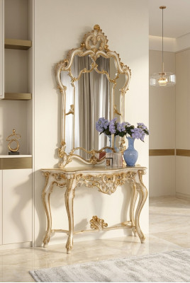 Spiegel console kaptafel console kaptafel kaptafel kaptafel shabby