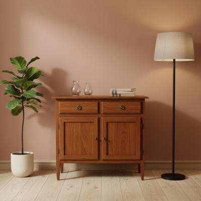 TV-boekenplank Boekenplank voor woonkamer Met laden Met planken Bruin hout