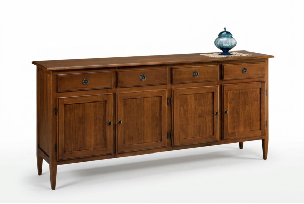 Dressoir Sideboard Bruin Massief Houten Kast Meubels Ladenkasten