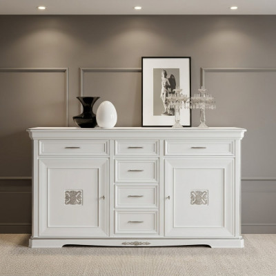 Laden dressoirs massief houten kast meubels dressoir dressoir wit