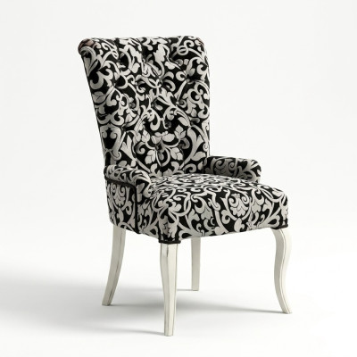 Eetkamer leunstoel gestoffeerde stoel luxe fauteuil stoel stoelen thuiskantoor meubels