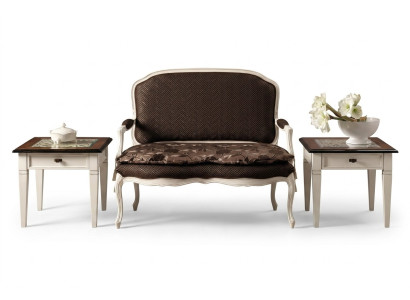 Sofa Bank Ontwerp Bank Bekleding Stof Modern Tweezits Stoel 2-zits