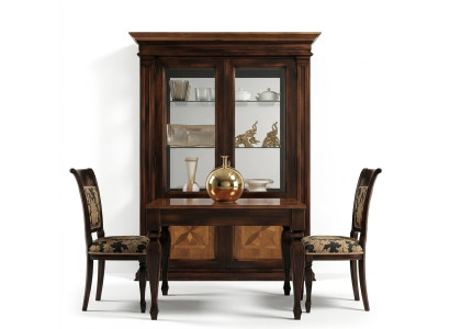 Massief houten dressoir Woonkamer dressoir Dressoir Vaccari Cav Giovanni Vitrines