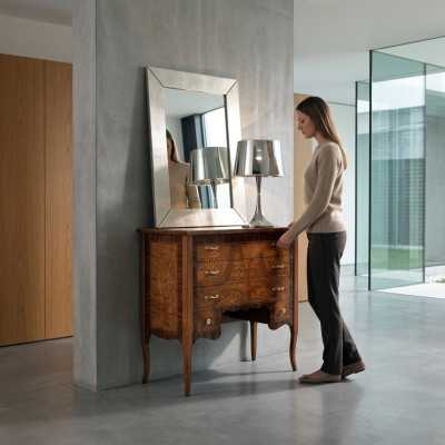 Ladenkast Hout Italiaanse Stijl Meubels Luxe Laden Stijl Barok Antieke Stijl Nieuw