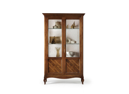 Woonkamer dressoir glazen kast vitrine eetkamer dressoir houten kasten meubels.