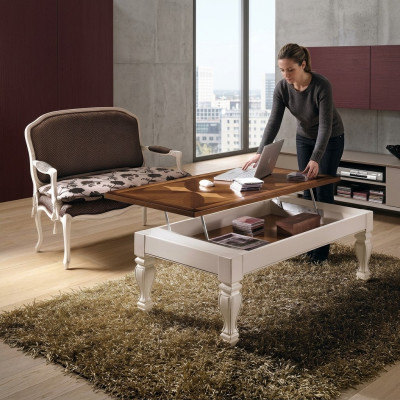 Luxe woonkamertafel Salontafel Houten tafel Design tafels Italiaanse meubels nieuw