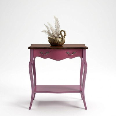 Rosa dressoir console houten console telefoontafel tafel gang wandtafel nieuw