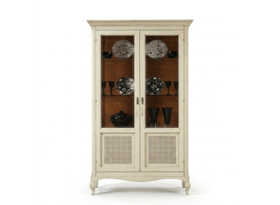 Vitrine Hout Luxe Kasten Klassiek Dressoir Design Meubelen Italiaans Bruin