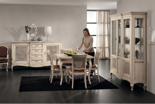 Tafel Eettafel Antieke Stijl Massief Houten Meubelen Italiaanse Houten Tafels