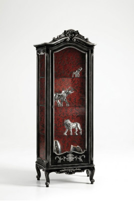 Vitrine kast vitrine woonkamer kasten dressoir Italiaanse meubels hout