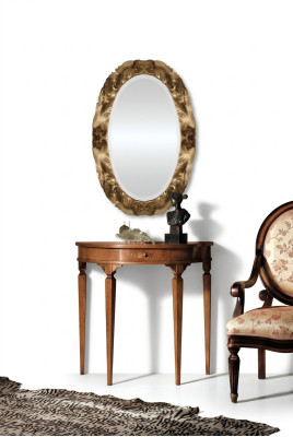 Console tafel dressoir met spiegel luxe meubel set console 2-delig. Gemaakt in Italië.