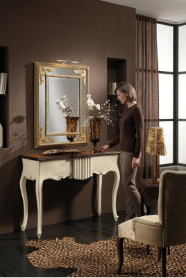Console-Tafelconsole Tafelsmeubelen houten console telefoon bijzettafel Italiaans