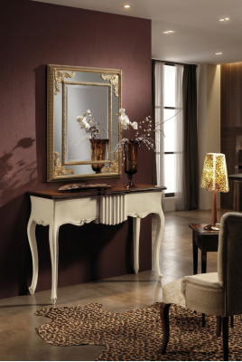 Console-Tafelconsole Tafelsmeubelen houten console telefoon bijzettafel Italiaans