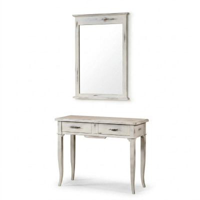 Tafels consoles tafel zij-slaapkamer hout spiegel + console tafel dressoirs