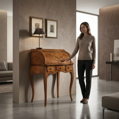 Ontwerp bureau luxe kantoormeubelen tafel Italiaanse tafels secretaris hout nieuw