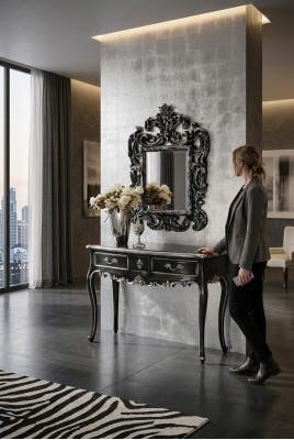 Console dressoir console tafel Klassieke consoles Console tafel met spiegel Luxe