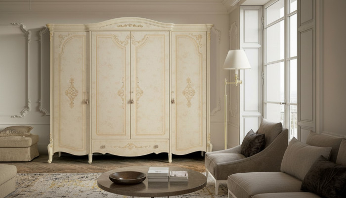Kledingkast Kast Massief Houten Slaapkamer Meubels Italiaanse Houten Kast