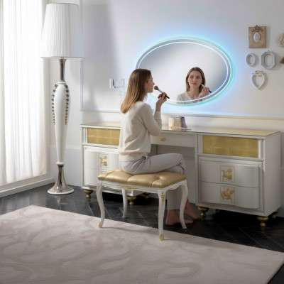 Kaptafel Luxe Designtafels Cosmetische kaptafelspiegel Console Slaapkamer