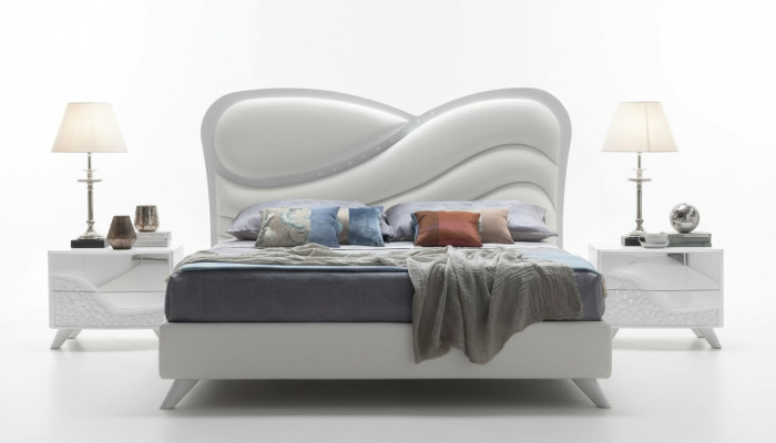 Bedden Stoffering Ontwerp Luxe Dubbele Hotelbedden Slaapkamer Bedframes Hout