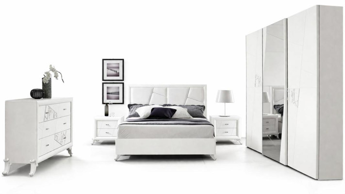 Bed Modern Beds Luxury Bed Frame Double Wooden Bed Frames Bedroom White