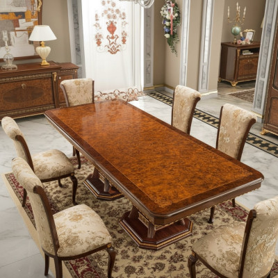 Eettafel design meubels inrichting tafels massief houten tafel nieuw luxe Italiaans
