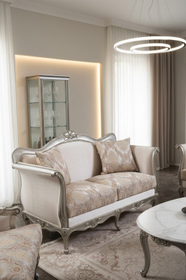 Ontwerp Bankstel 2-Zits Bank Luxe Bankstel 2-zits Nieuw Textiel Meubels Tweezitter