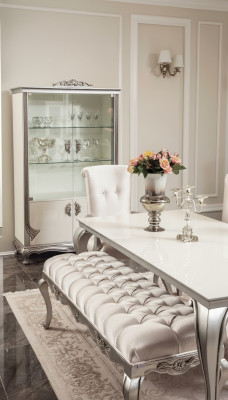 Poef Stoel Bank Ontwerp Textiel Stof Woonkamer Bank Luxe Chesterfield