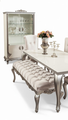 Poef Stoel Bank Ontwerp Textiel Stof Woonkamer Bank Luxe Chesterfield