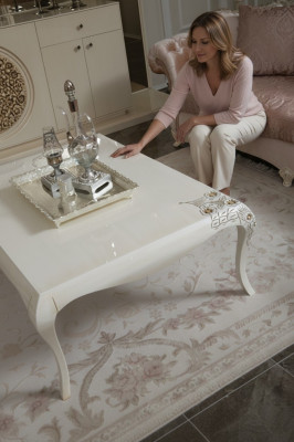 Salontafel Woonkamer Koffietafel Ontwerp Meubels Luxe Hout Klassiek Nieuw