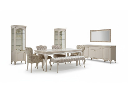 Klassieke eetkamerset tafel kruk eetkamerset stoelen set 6-delig Nieuw