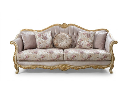 Bank 3-zits klassieke banken Luxe meubels Banken Stof Bank Driezitter