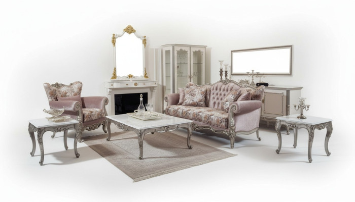 Luxe bankstel set 3-delig bankstel 3+1 zits salontafel bank fauteuil