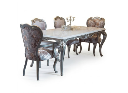 Stoel met armleuning Eetkamer houten armstoel Stoelen Ontwerpsstoel